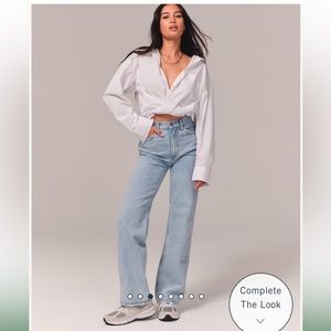 Abercrombie 90s relaxed high rise